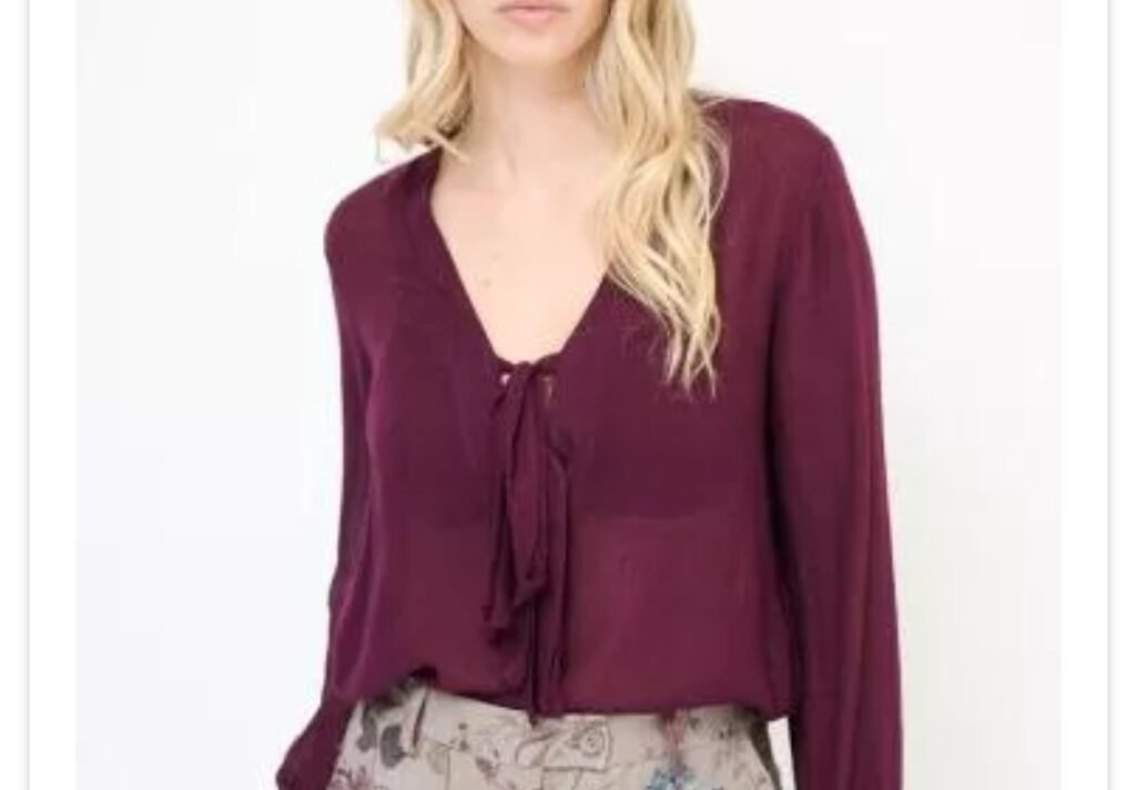Camicia color prugna codice 22