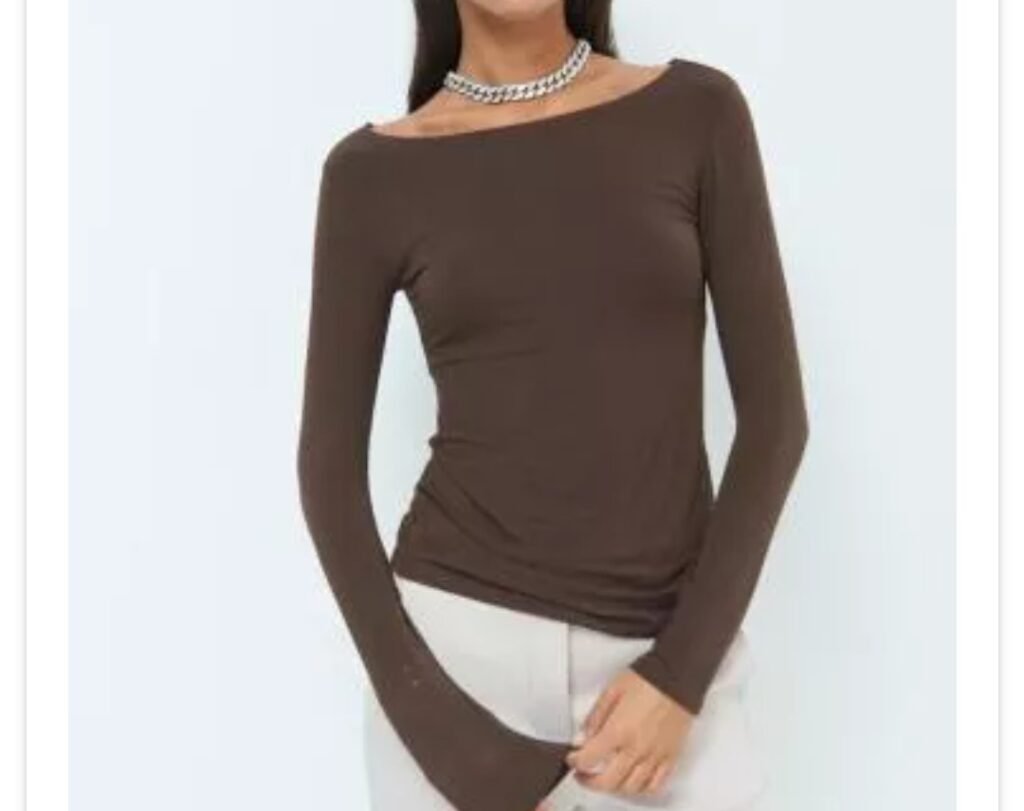 Maglia misto cashmere marrone codice 28