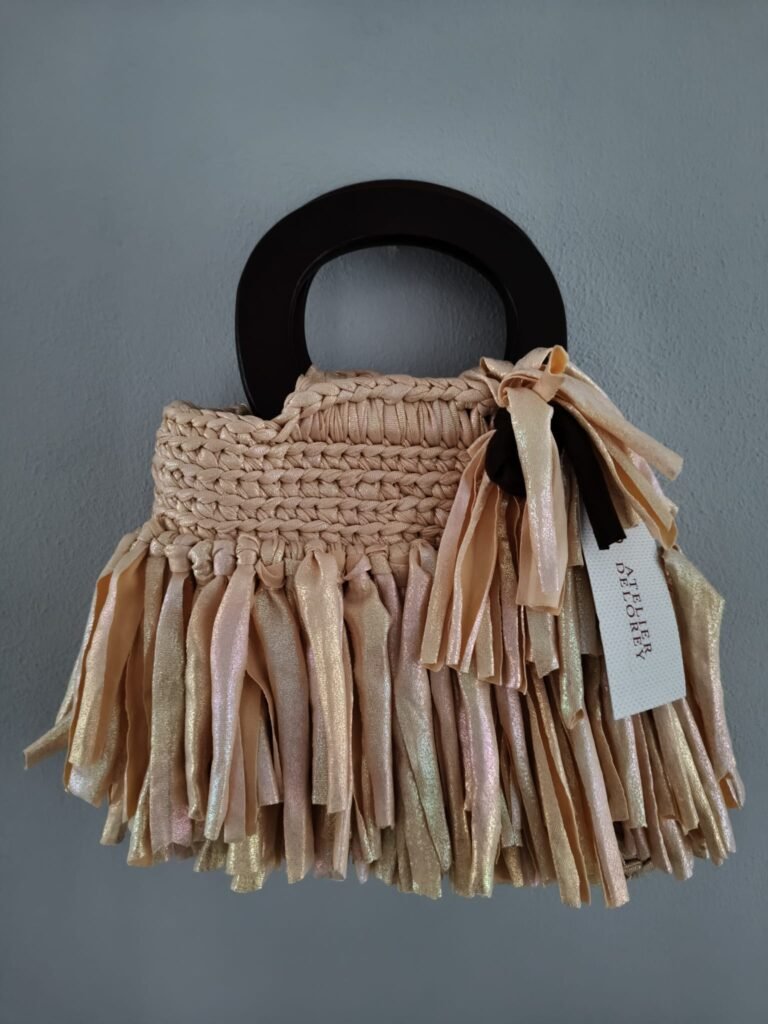 Borsa frange sabbia codice 05